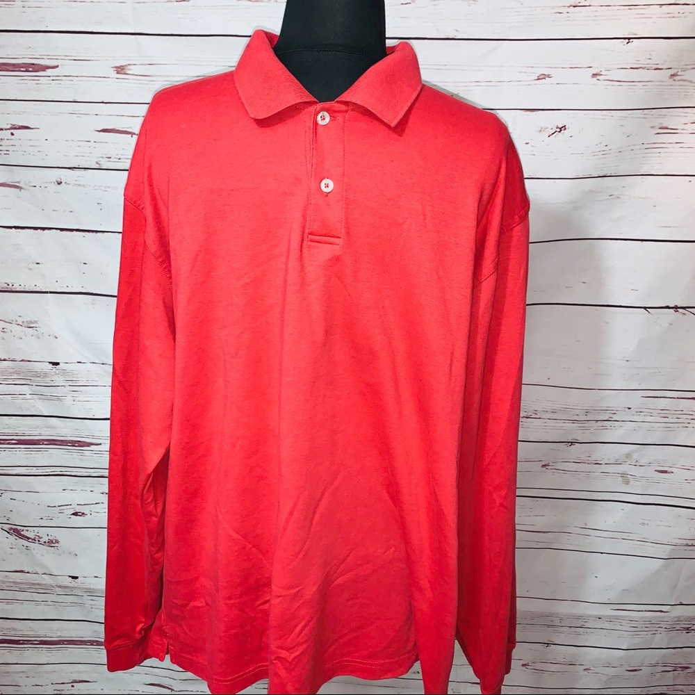 Eddie Bauer Long Sleeve Polo Shirt.